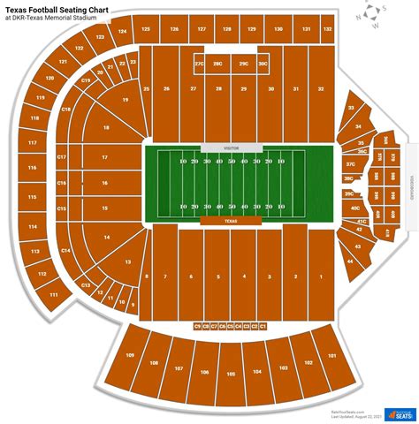 texas longhorns football stadium seating chart